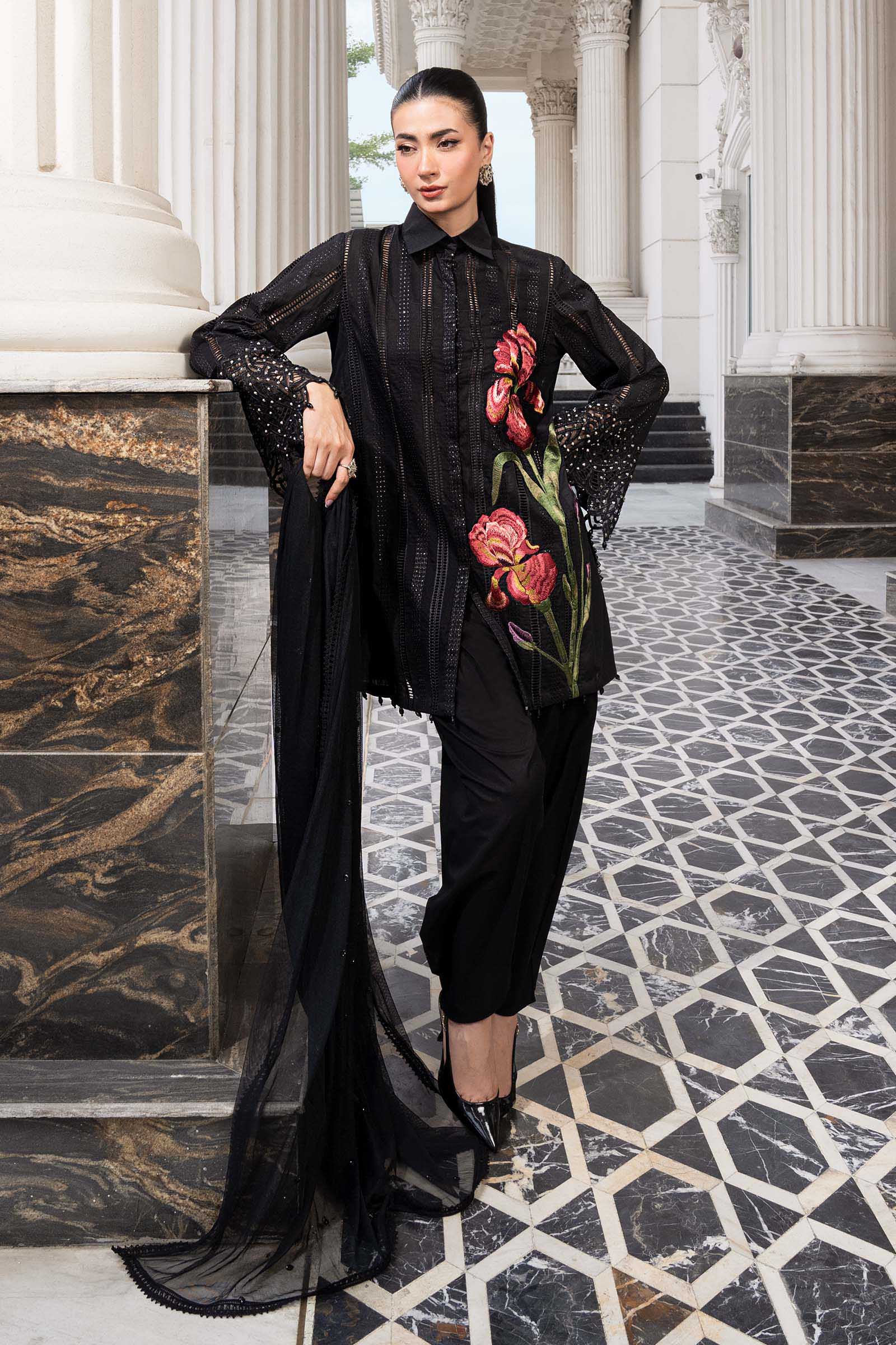 3 Piece Embroidered Lawn Suit