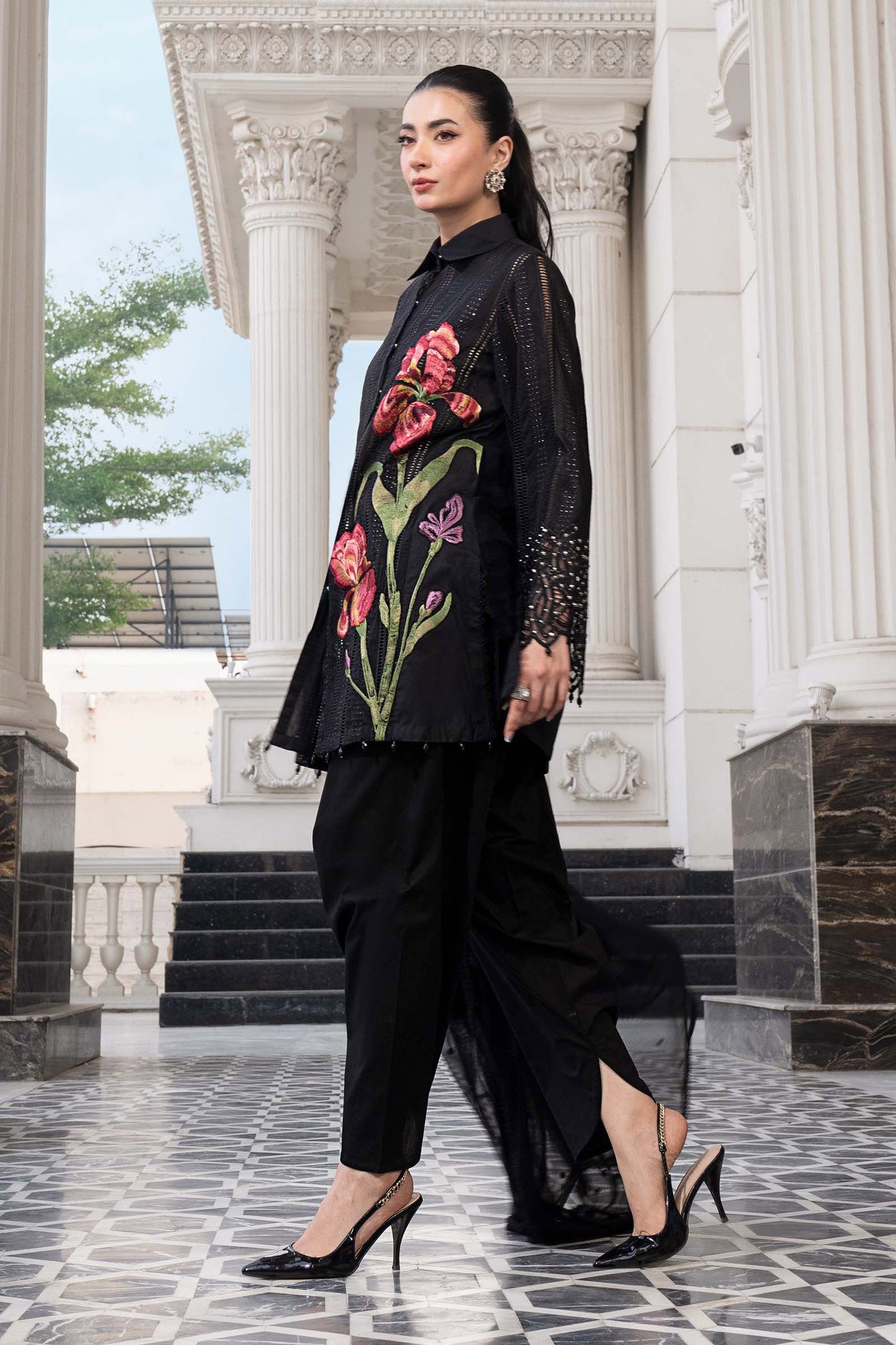 3 Piece Embroidered Lawn Suit