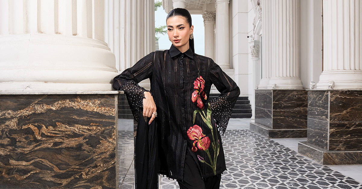 3 Piece Embroidered Lawn Suit