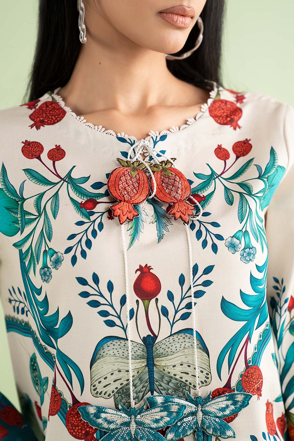 3 Piece Embroidered Lawn Suit