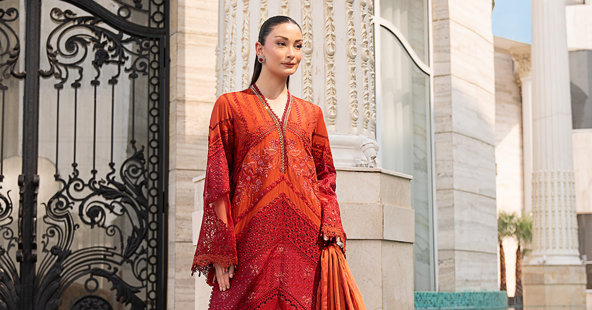 3 Piece Embroidered Lawn Suit