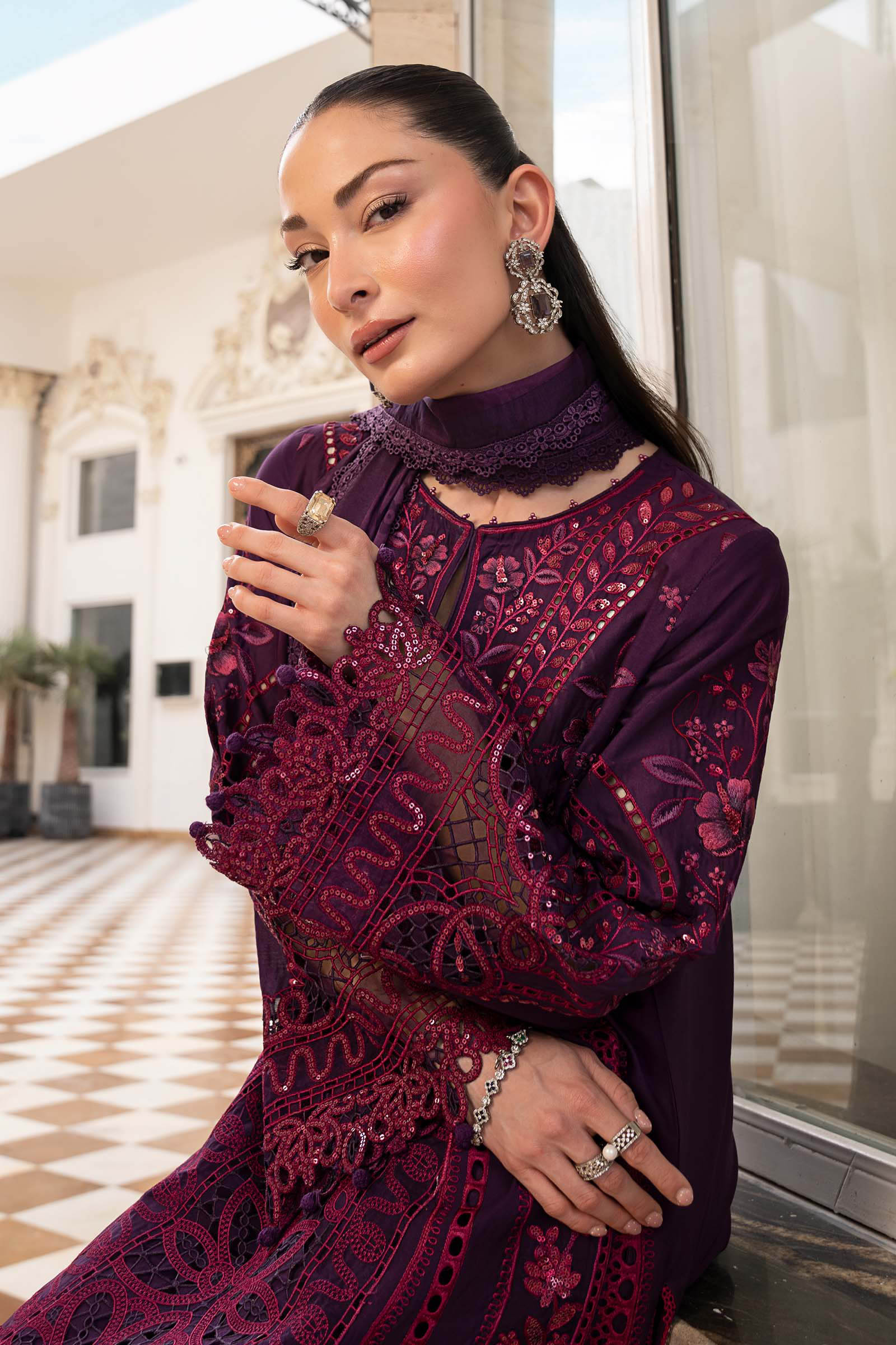 3 Piece Embroidered Lawn Suit