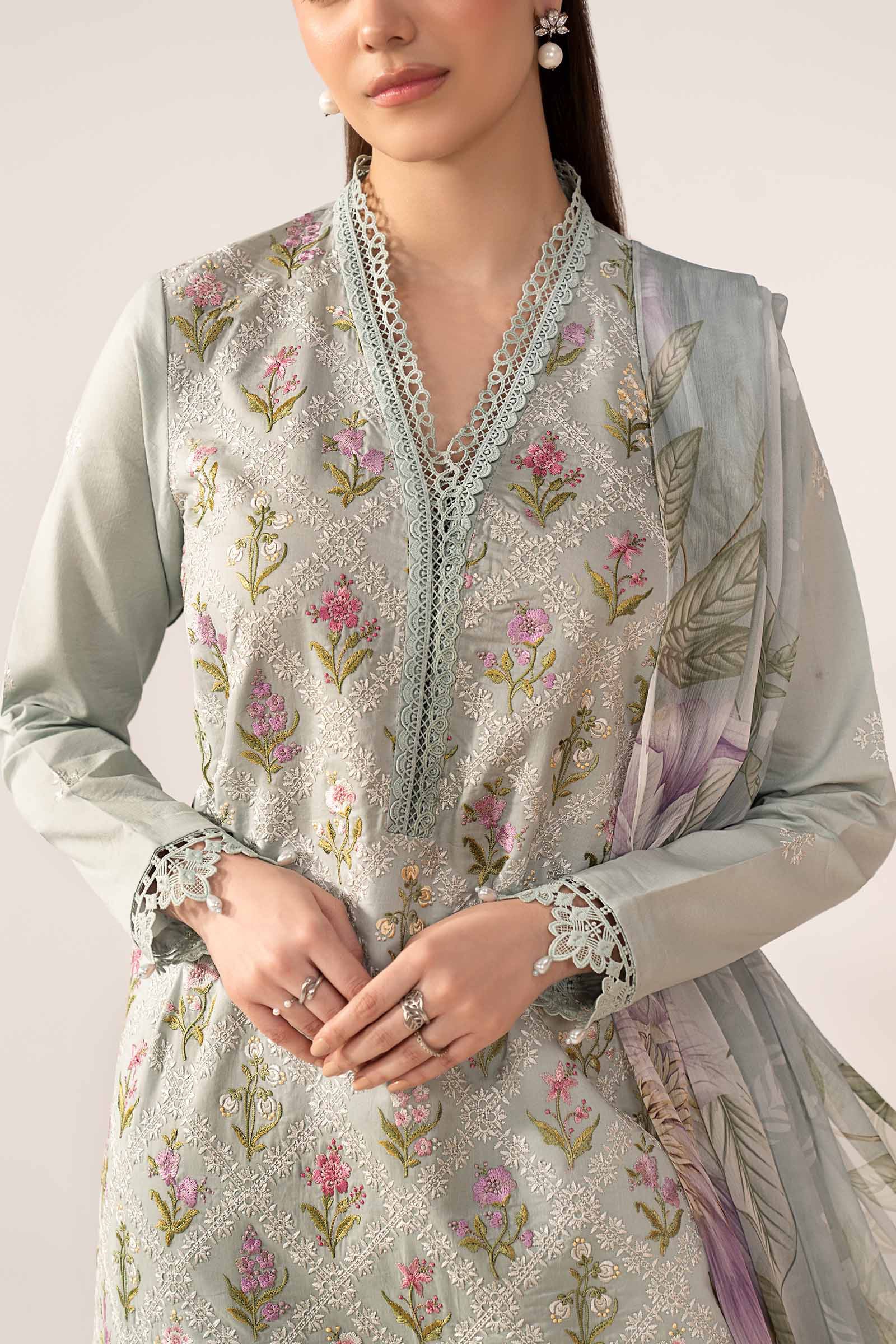 3 Piece Embroidered Lawn Suit