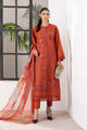 3 Piece Embroidered Cambric Suit