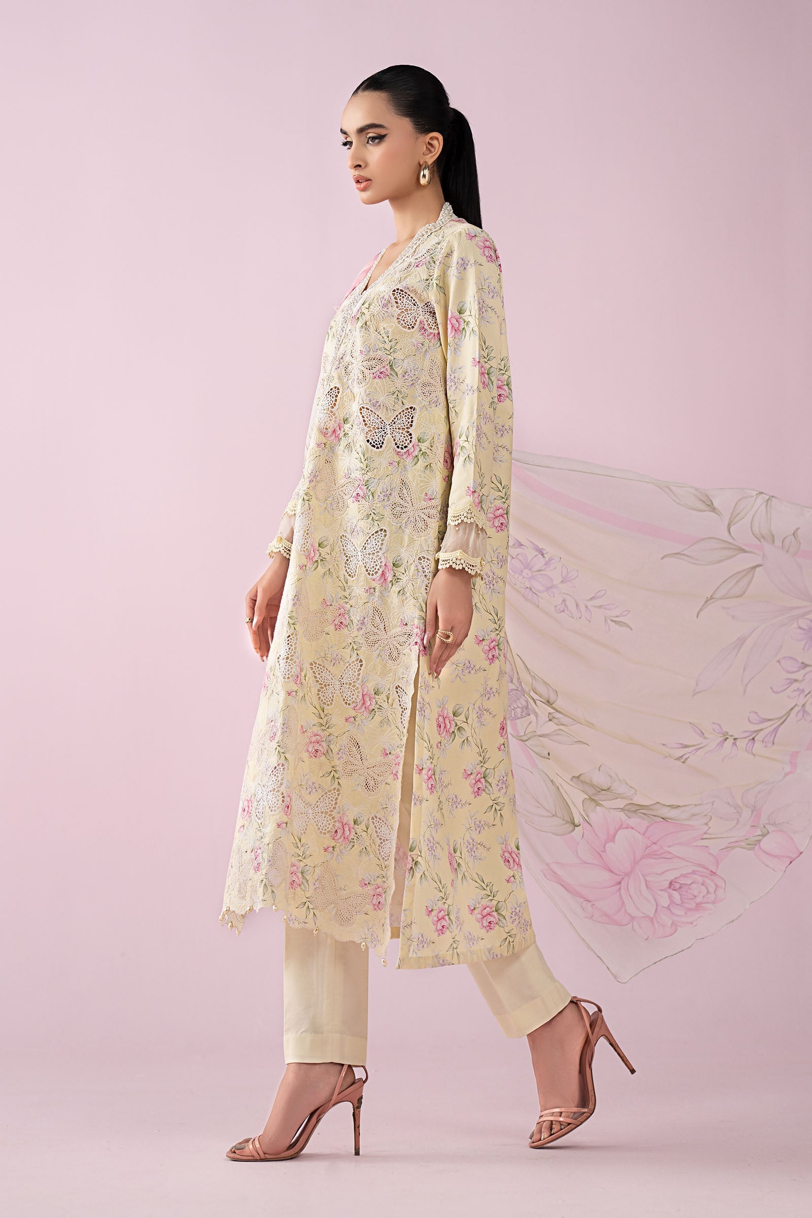 3 Piece Embroidered Lawn Suit