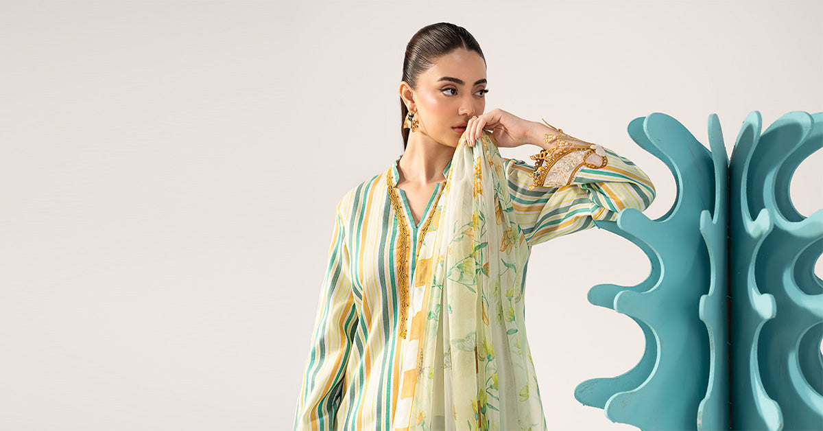 3 Piece Embroidered Jacquard Suit