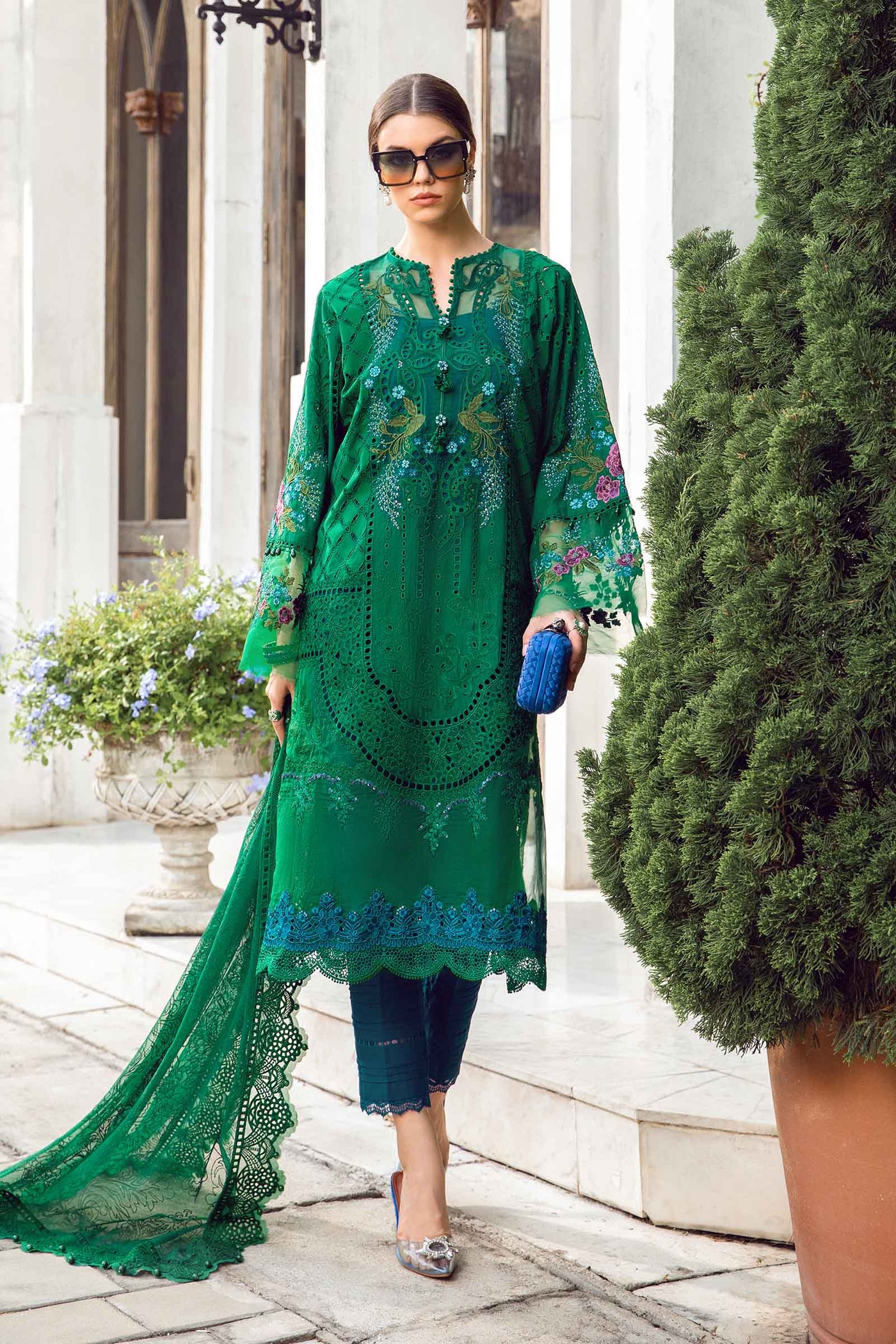 3 Piece - Unstitched Suit | Eid Lawn-24-02