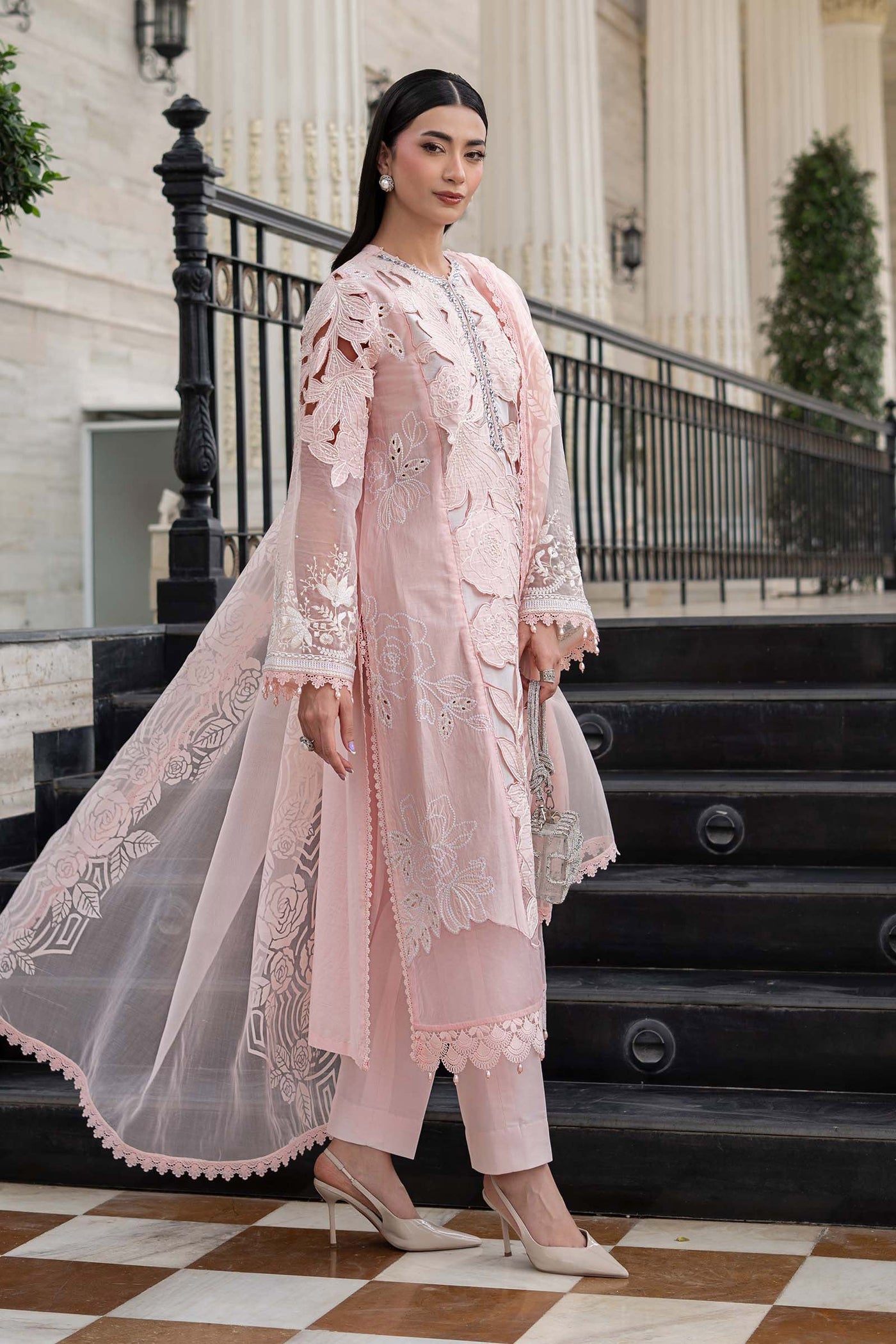3 Piece Embroidered Lawn Suit