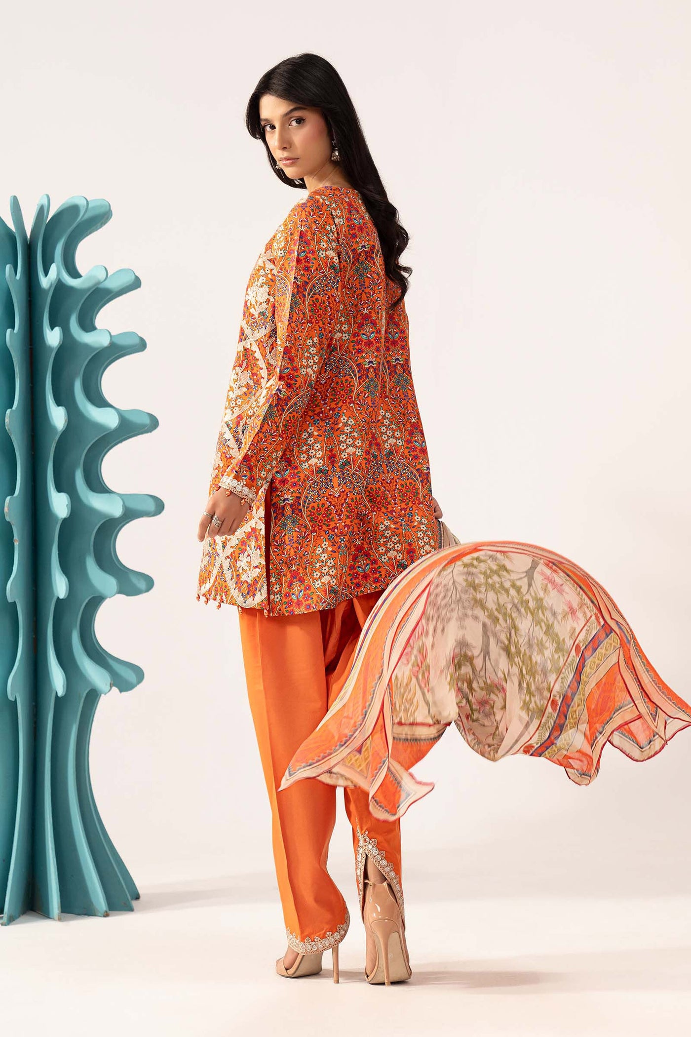3 Piece Embroidered Lawn Suit