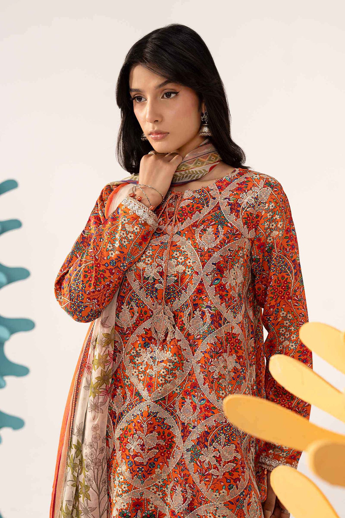 3 Piece Embroidered Lawn Suit