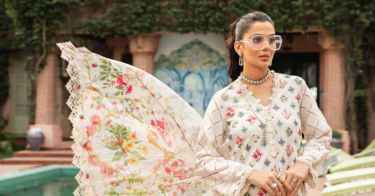 3 Piece Unstitched Printed Suit | Mpt-2203-A