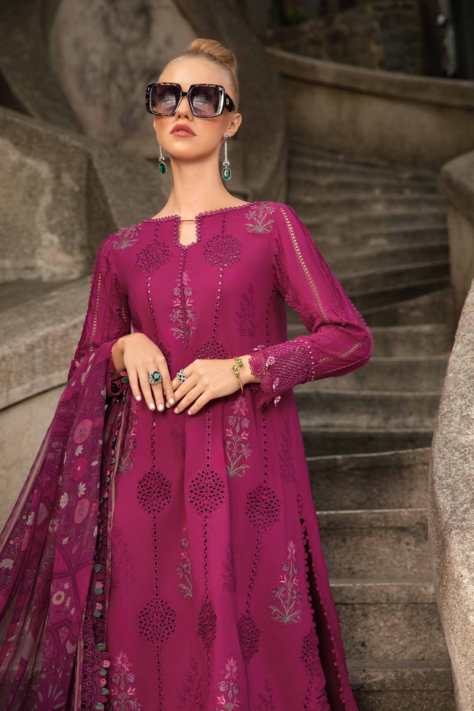 MARIA B. Couture Deep Red MC-029