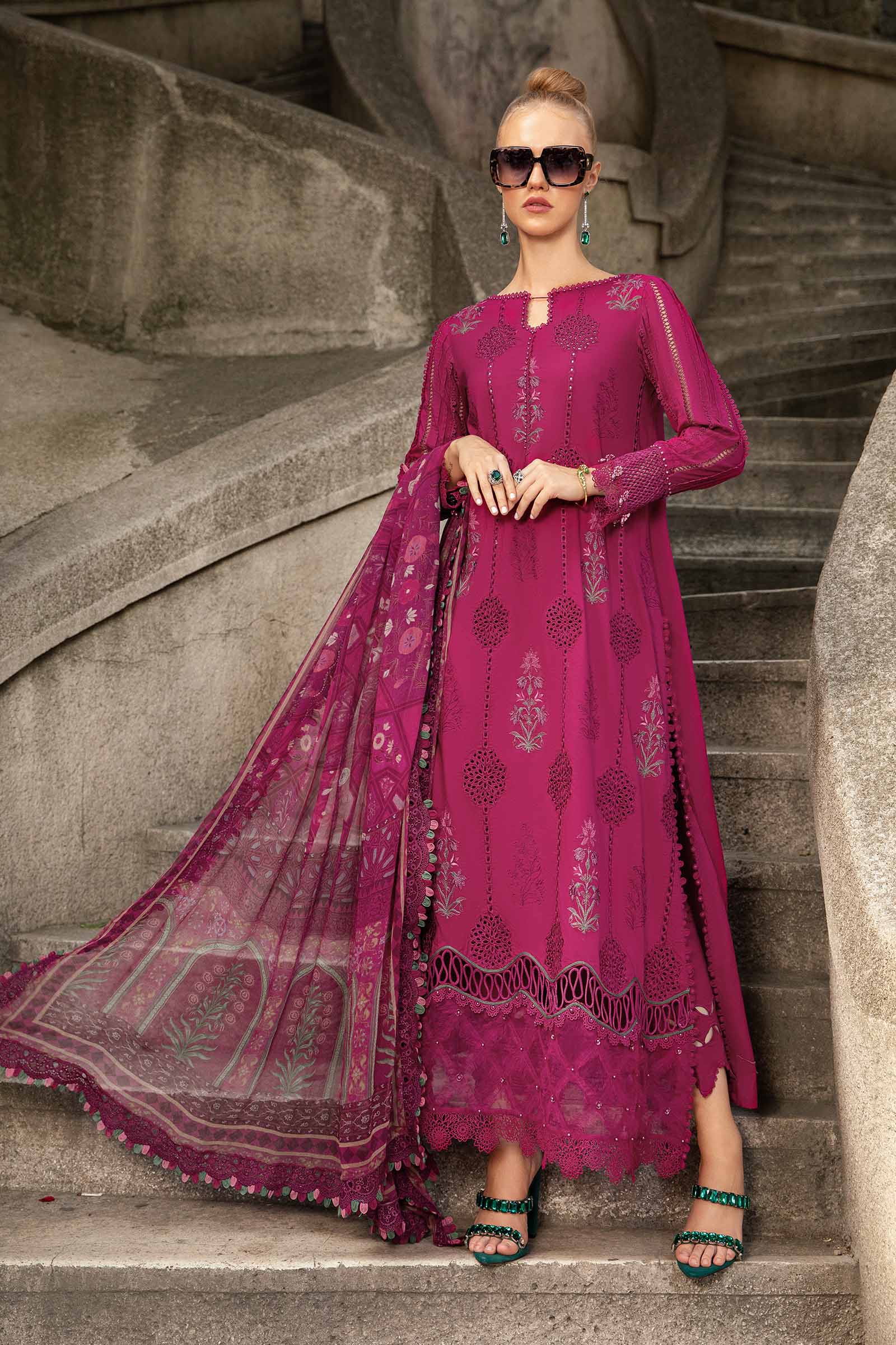 MARIA B. Couture Deep Red MC-029