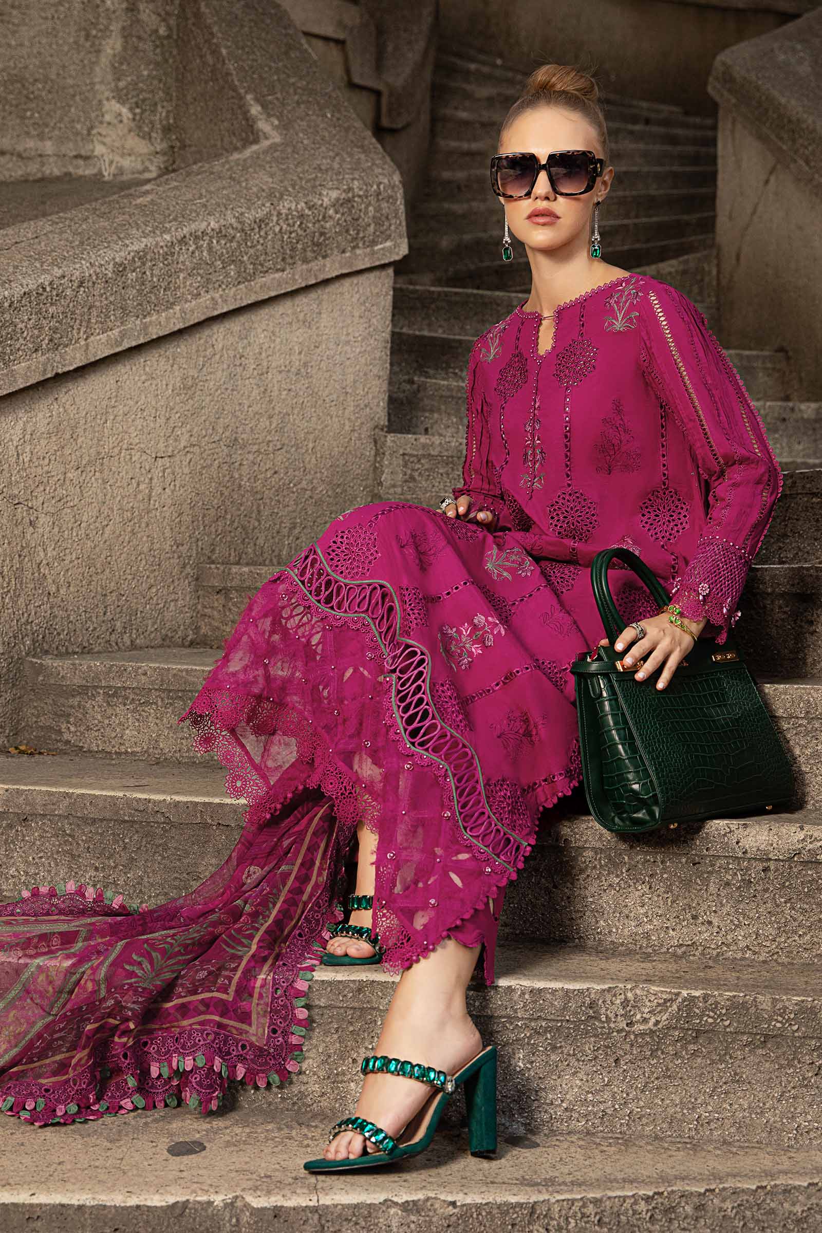 MARIA B. Couture Deep Red MC-029