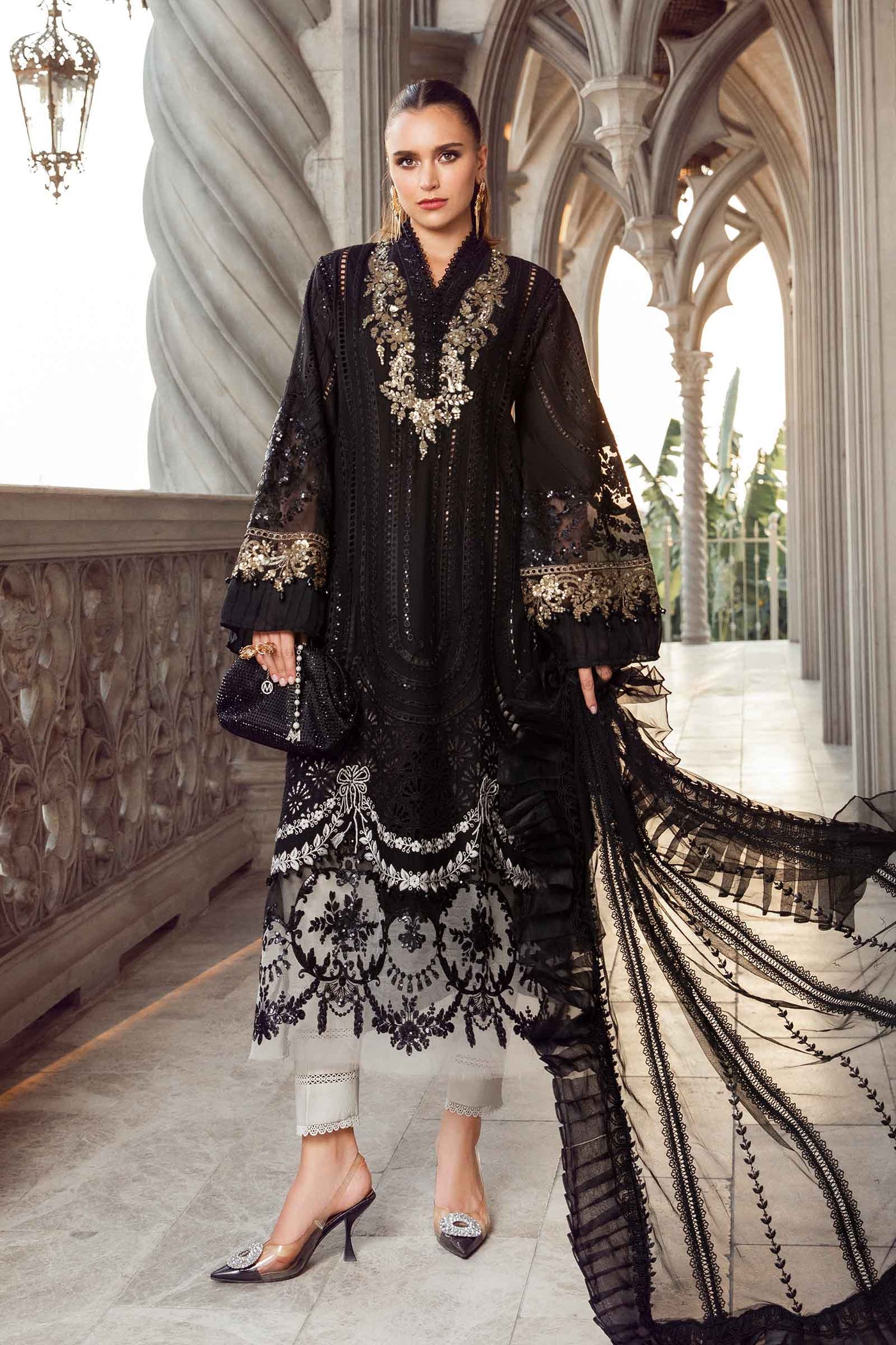 3 Piece - Unstitched Suit | Eid Lawn-24-03