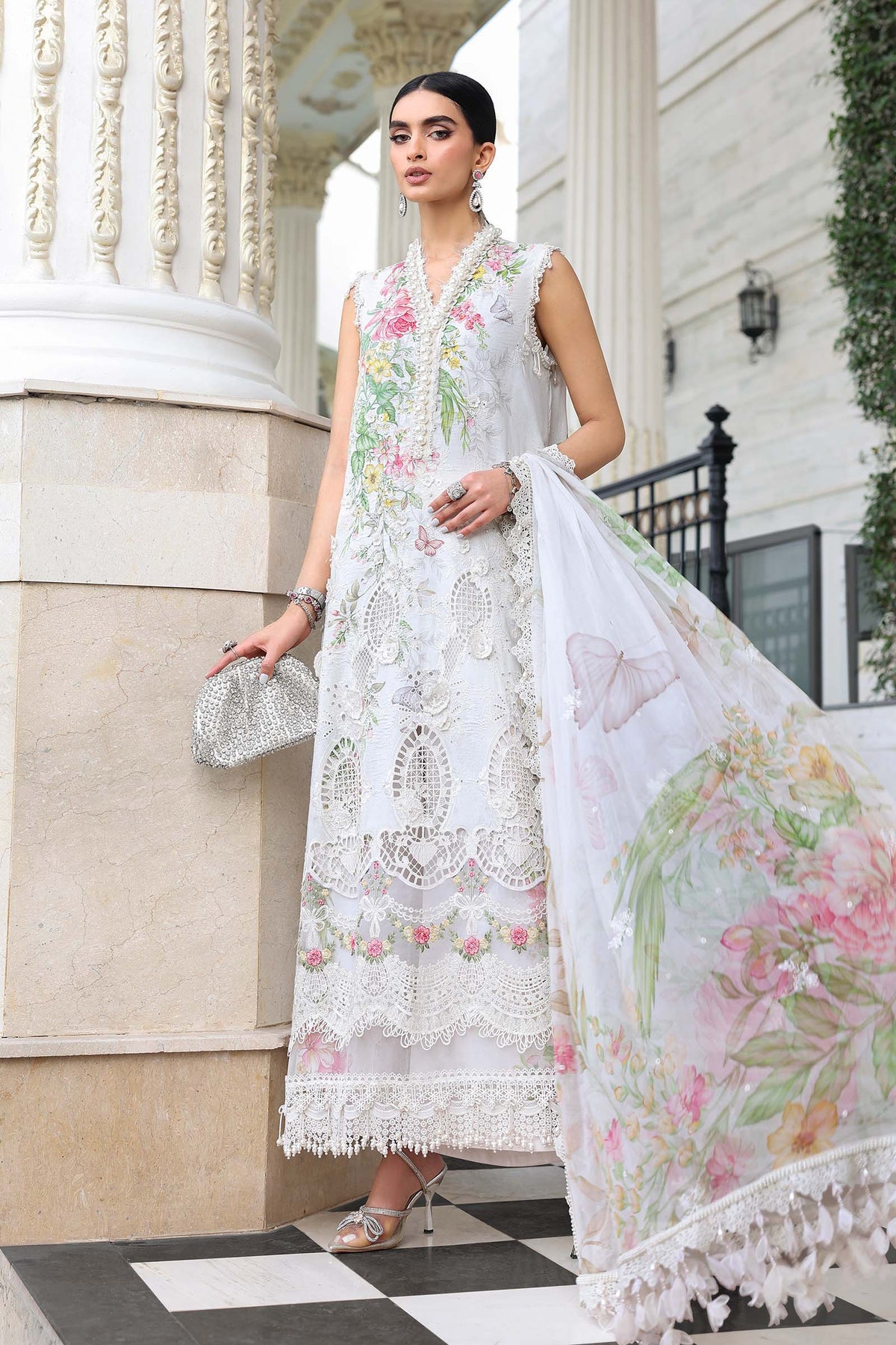 Maria B EL-26-03 Style — Mairaz Lawn Suit