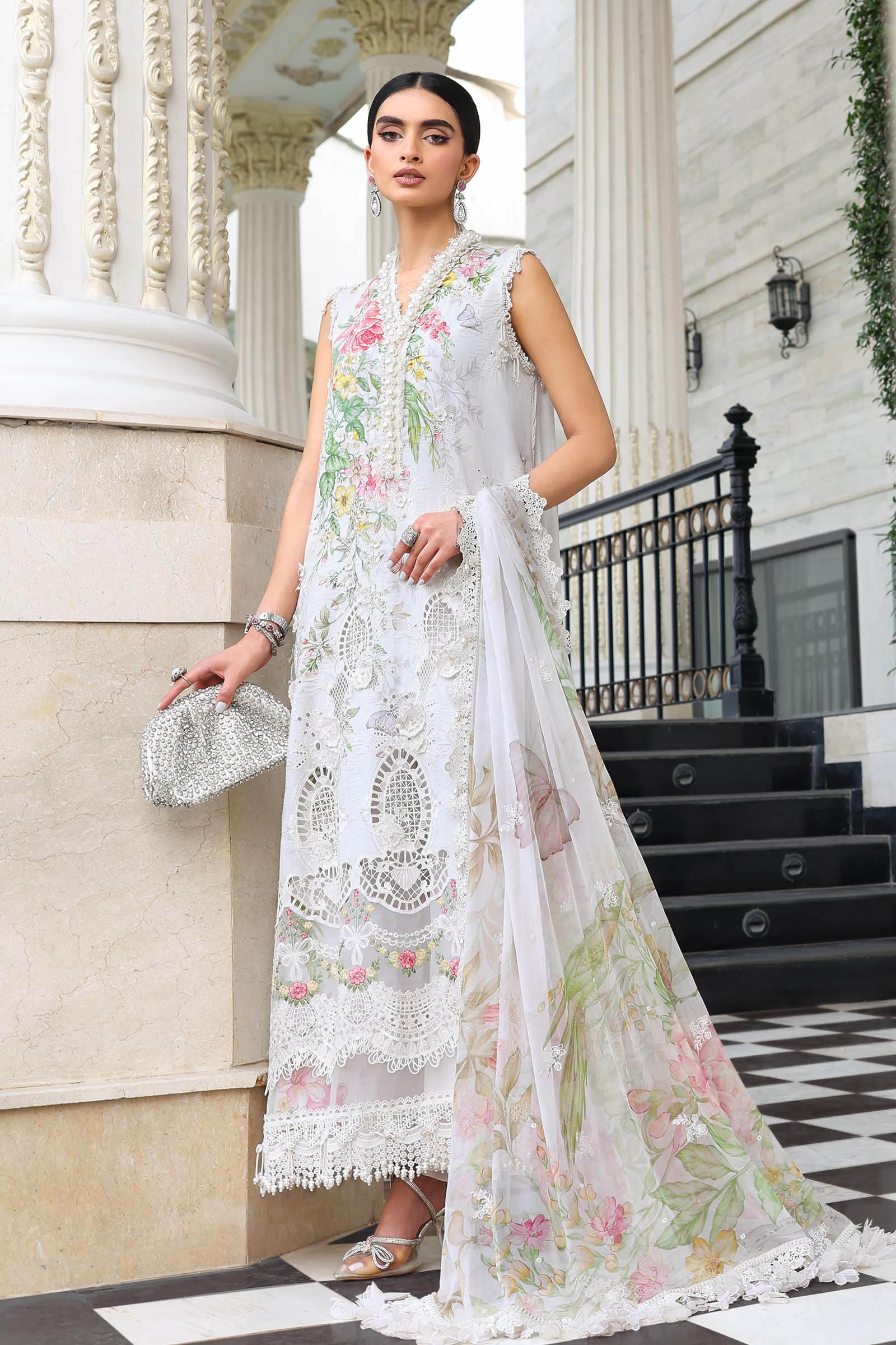 Maria B EL-26-03 Style — Mairaz Lawn Suit