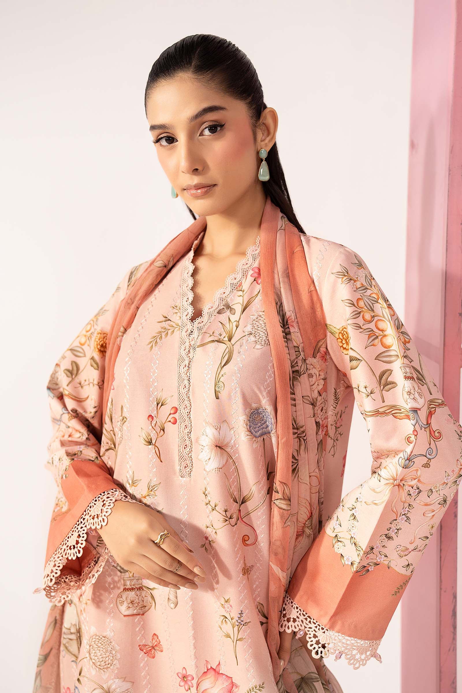3 Piece Embroidered Lawn Suit