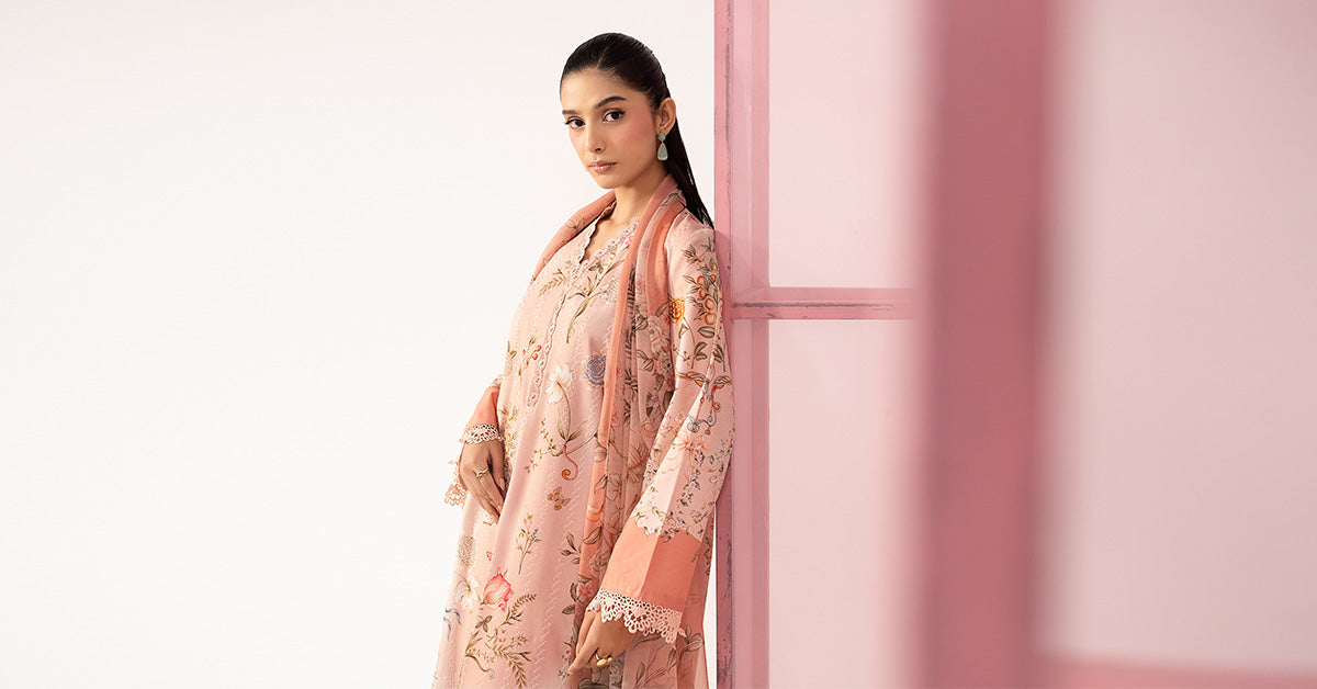 3 Piece Embroidered Lawn Suit