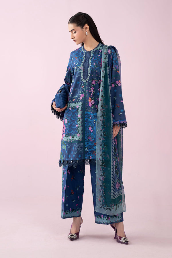 3 Piece Embroidered Lawn Suit | MPS-2904-B