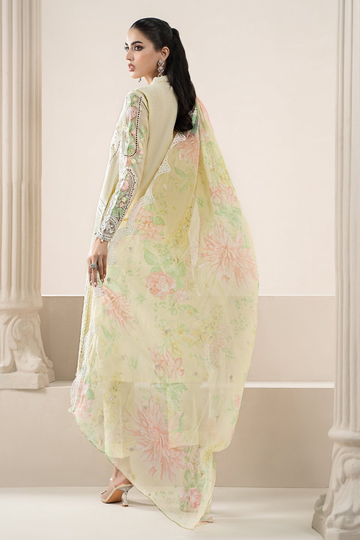 3 Piece Embroidered Lawn Suit | ELS-25-04