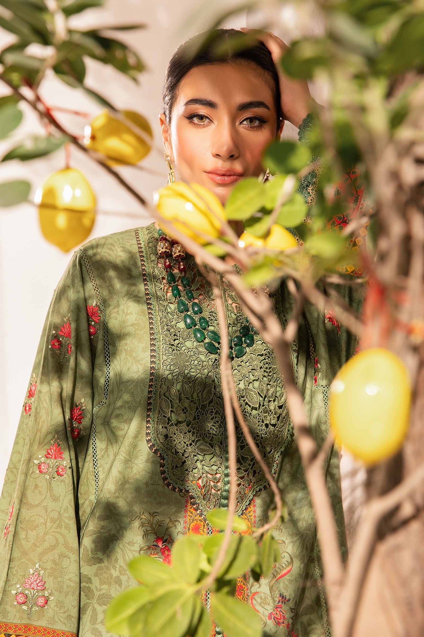 3 Piece Unstitched Printed Suit | Mpt-2206-A