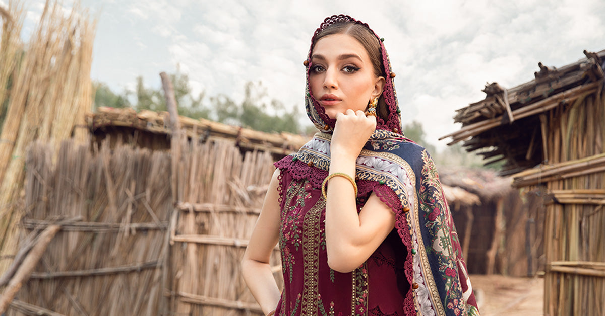 3 Piece Embroidered Lawn Suit