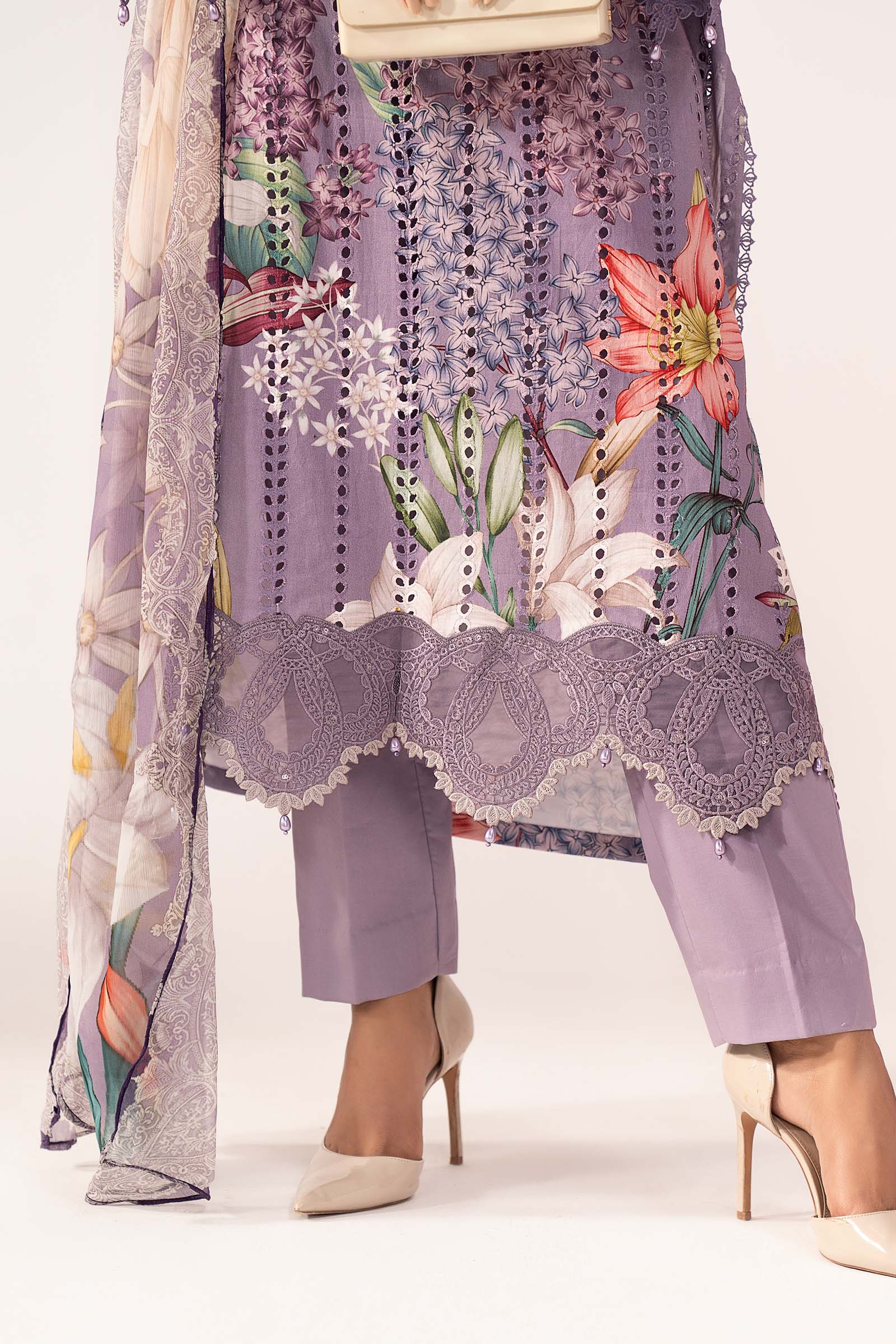 3 Piece Embroidered Lawn Suit
