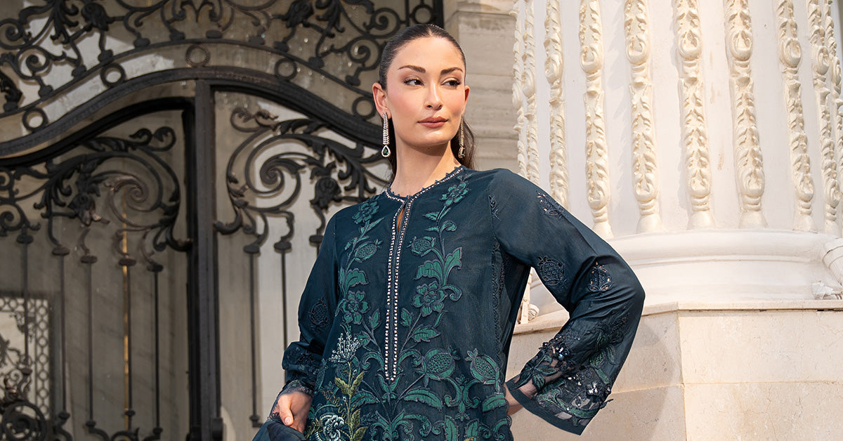 3 Piece Embroidered Lawn Suit