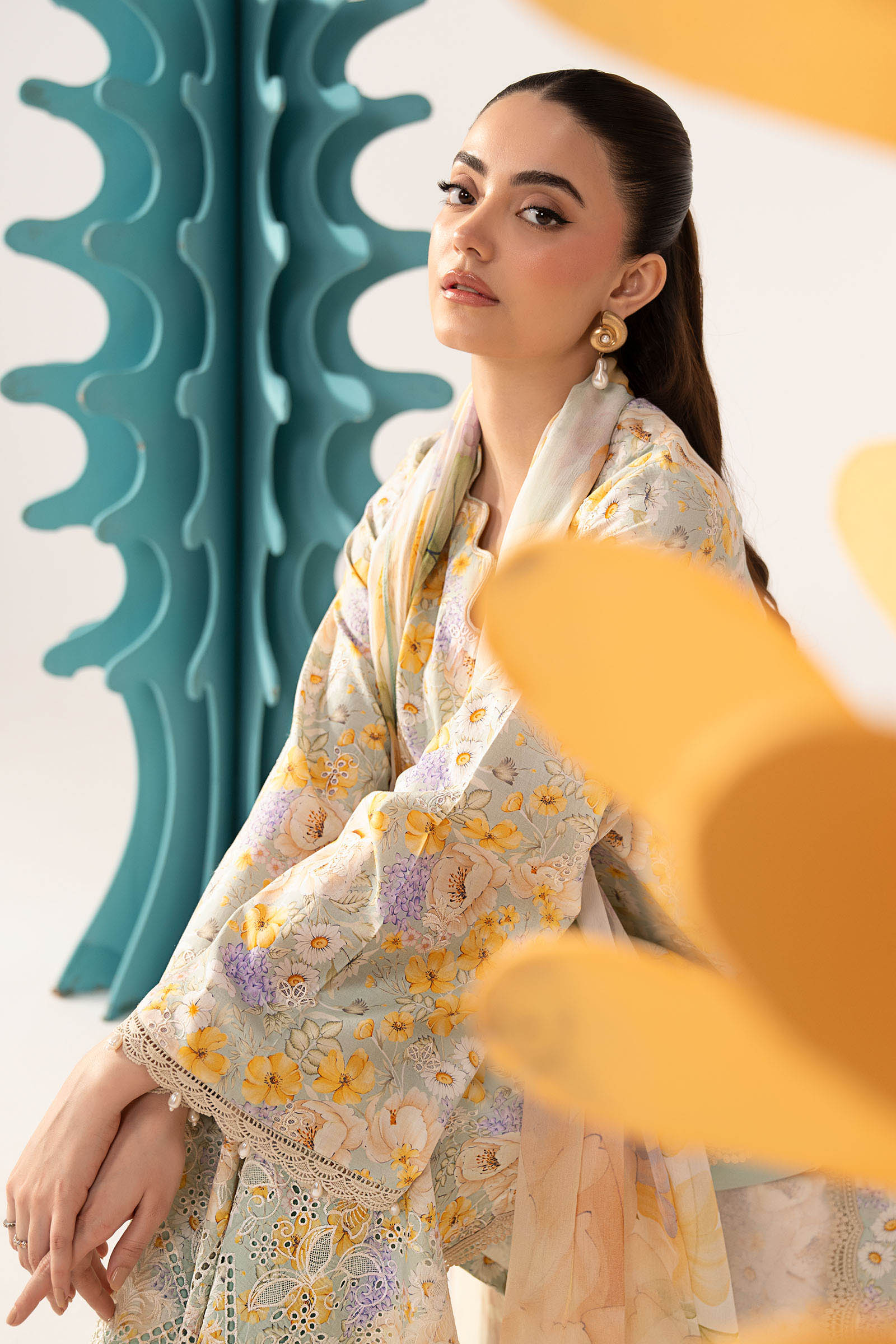 3 Piece Embroidered Lawn Suit