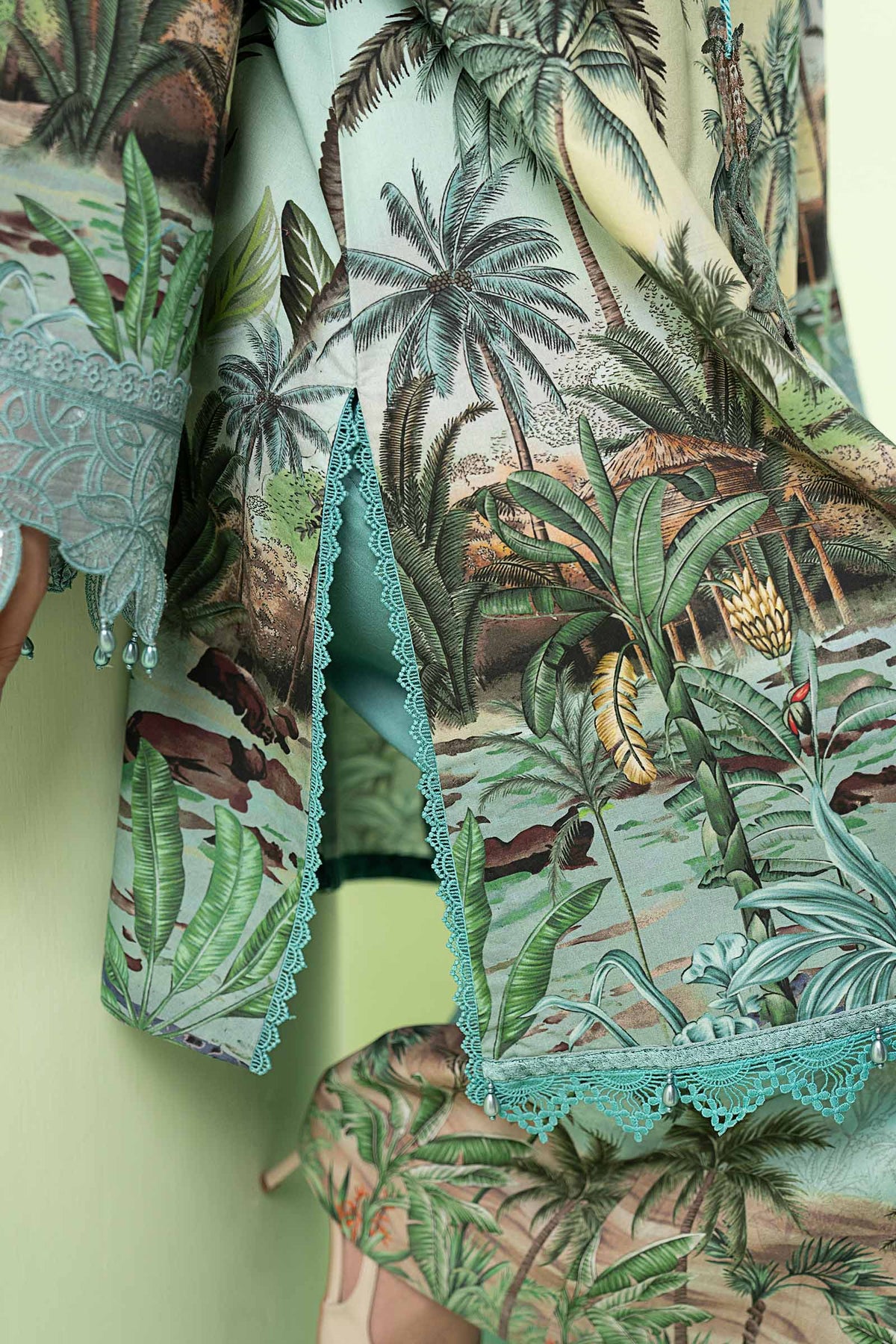 3 Piece Embroidered Lawn Suit - MS2907A-SML-00A