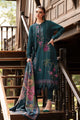 3 Piece Unstitched Embroidered Twill Linen Suit