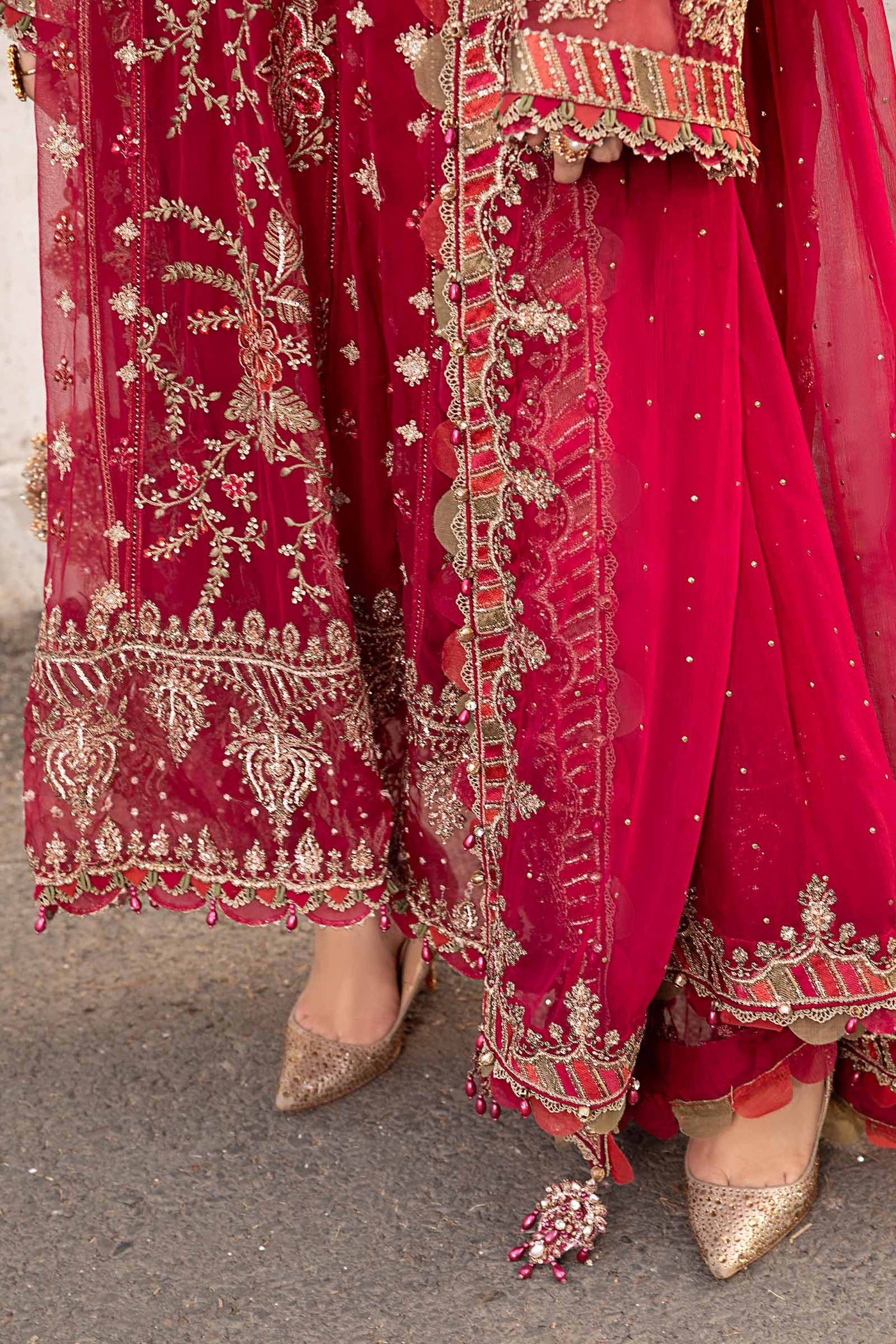 Unstitched Embroidered Chiffon Suit | Mpc-24-107