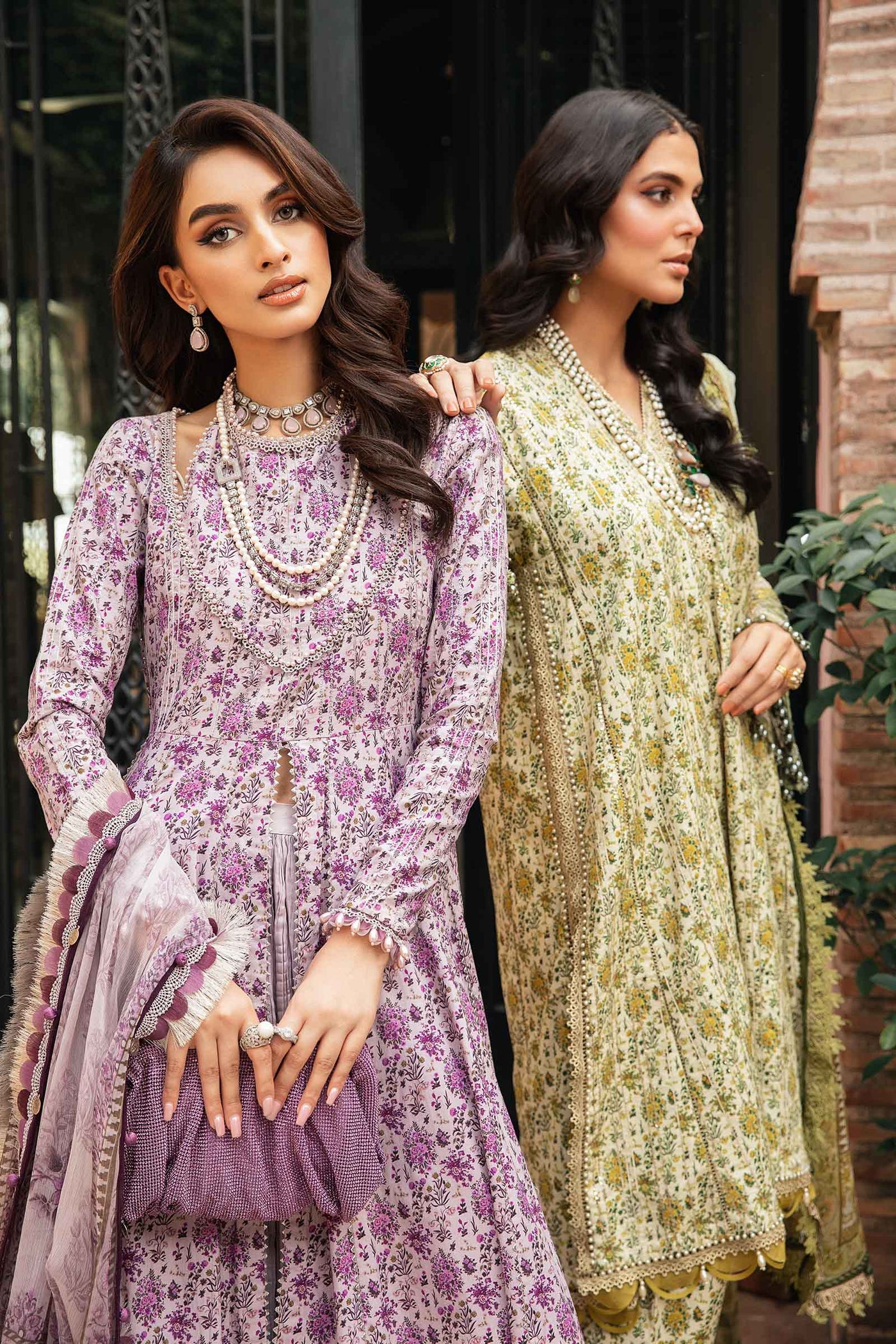 3 Piece Unstitched Printed Suit | Mpt-2207-B