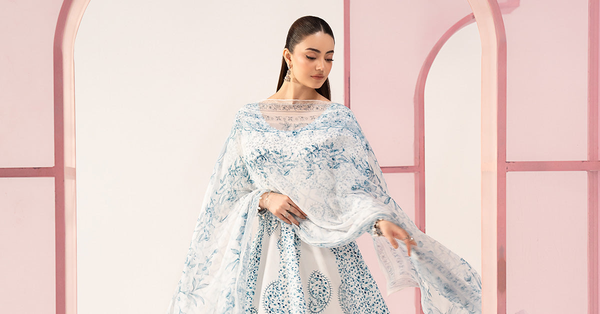 3 Piece Embroidered Lawn Suit