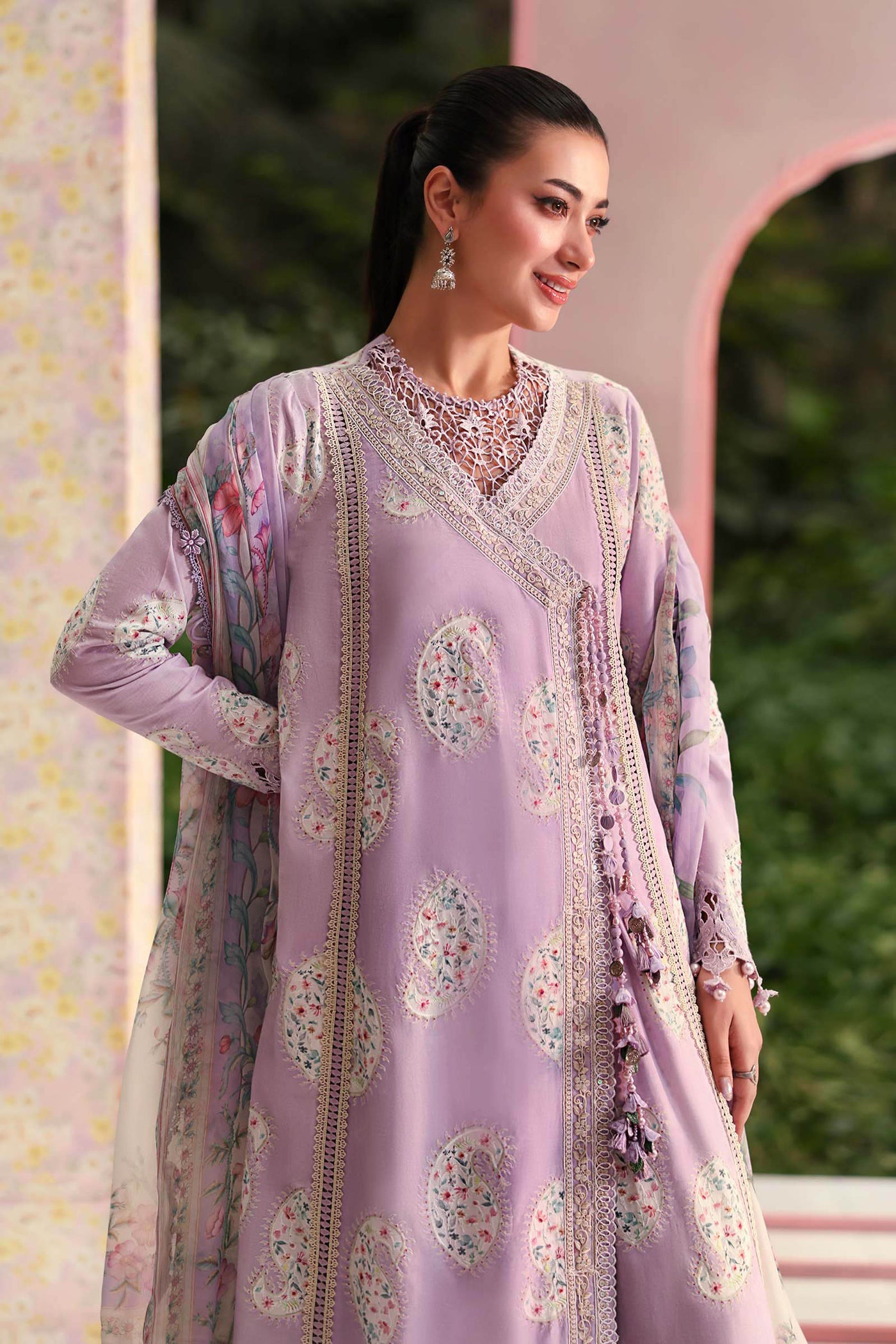 Embroidered Net Fabric (1Pc) | LF-906