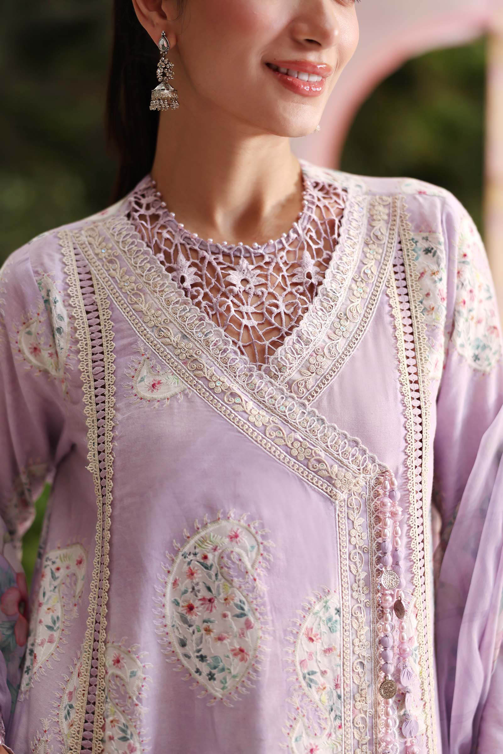 Embroidered Net Fabric (1Pc) | LF-906