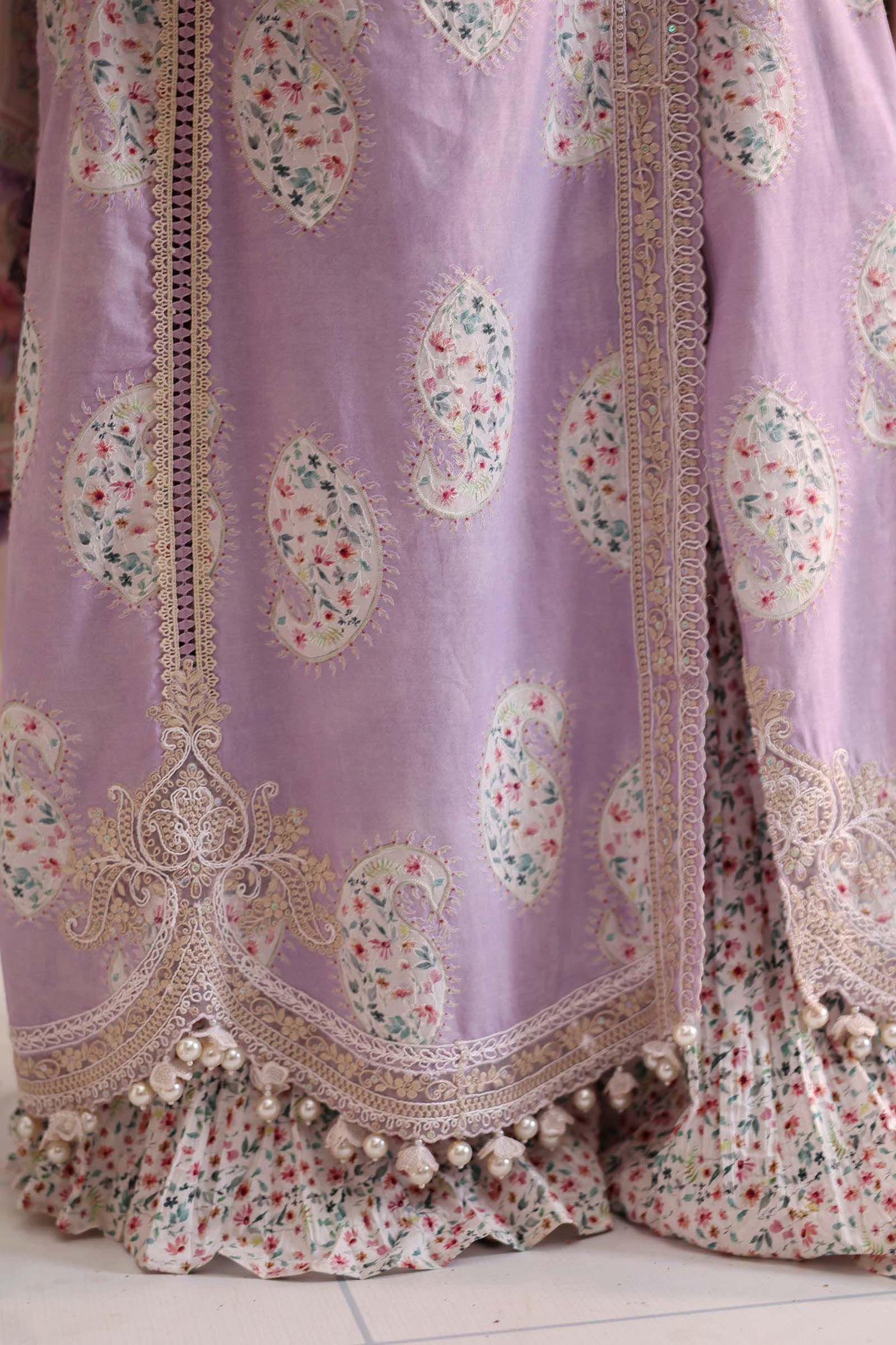 Embroidered Net Fabric (1Pc) | LF-906