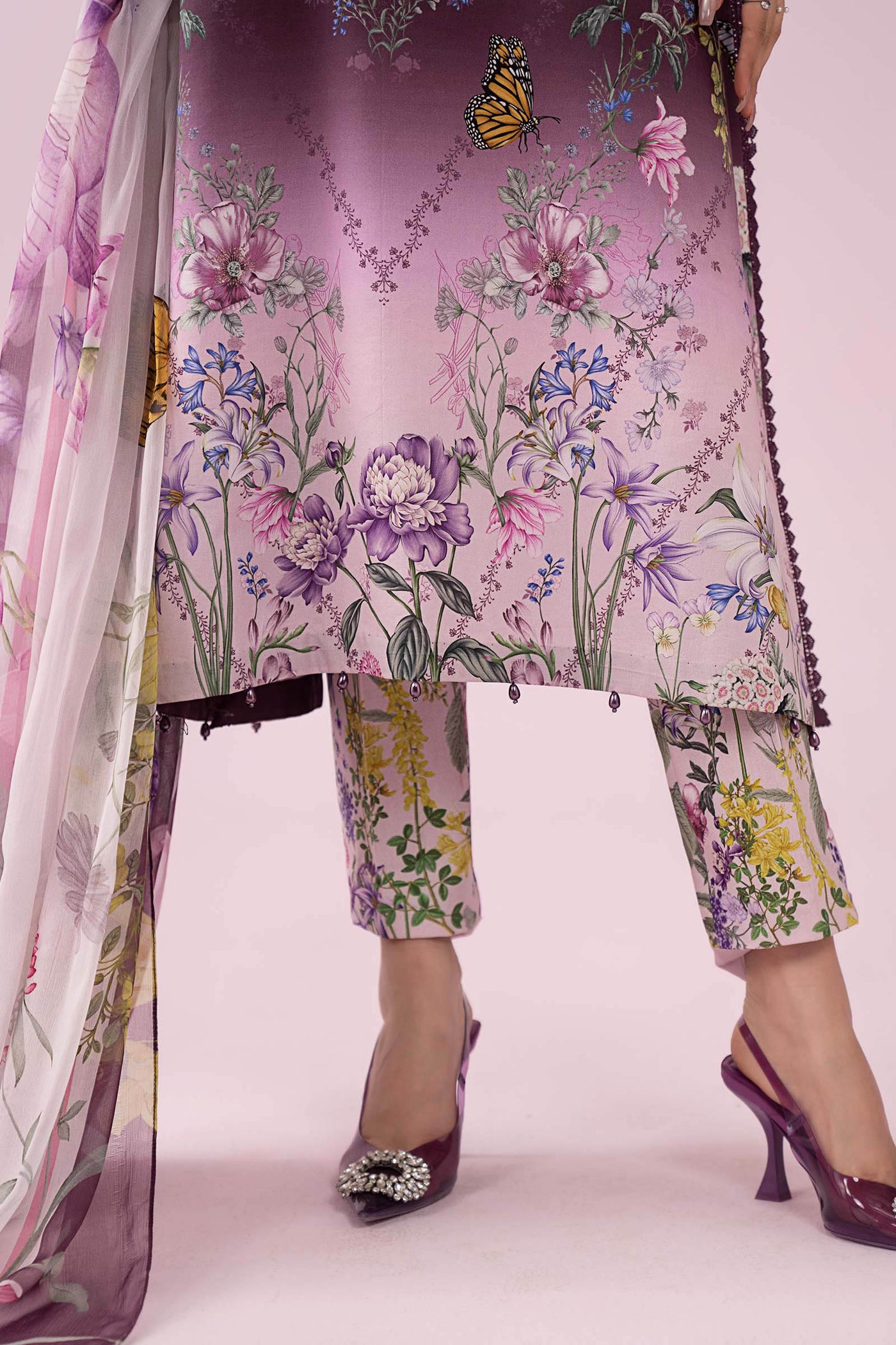 3 Piece Embroidered Lawn Suit