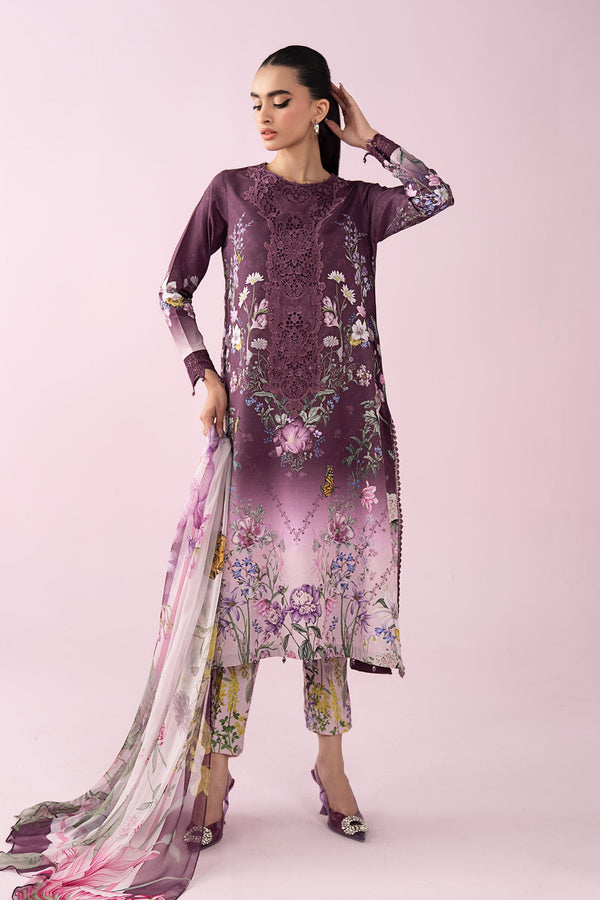 3 Piece Embroidered Lawn Suit | MPS-2909-B