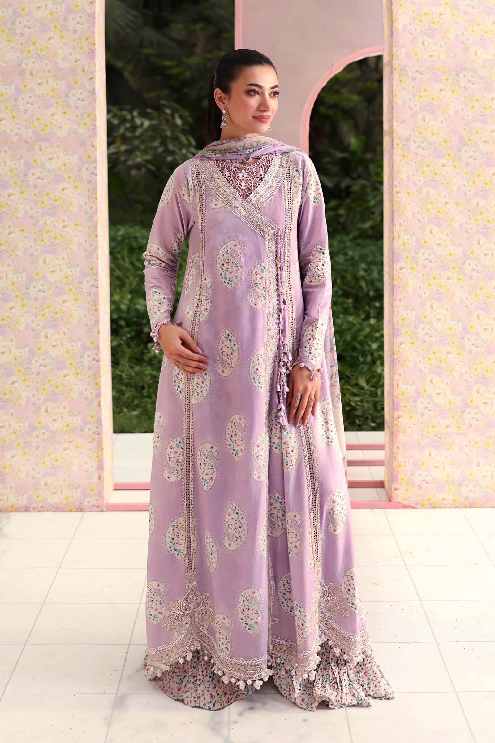Embroidered Net Fabric (1Pc) | LF-906