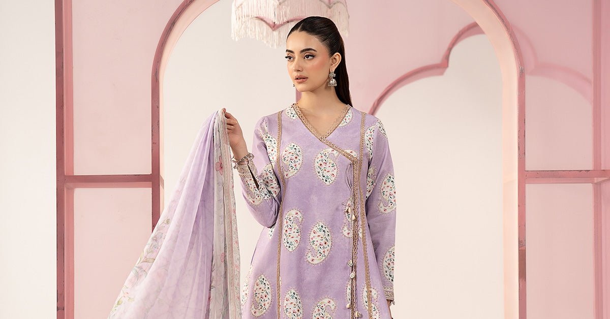 3 Piece Embroidered Lawn Suit