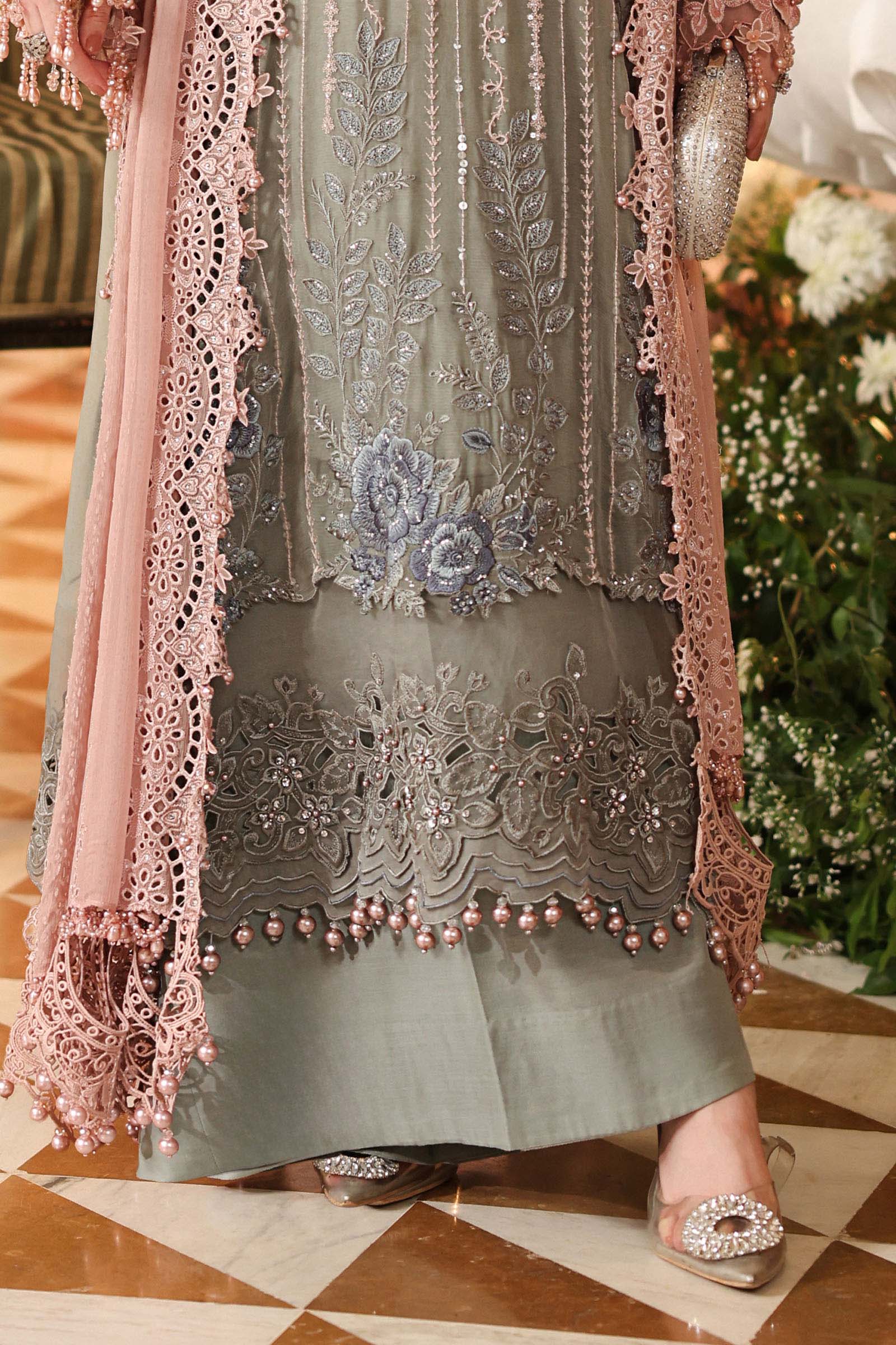 3 Piece Unstitched Embroidered Chiffon Suit (MPC-26-202)