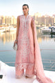 3 Piece Unstitched Embroidered Organza Suit