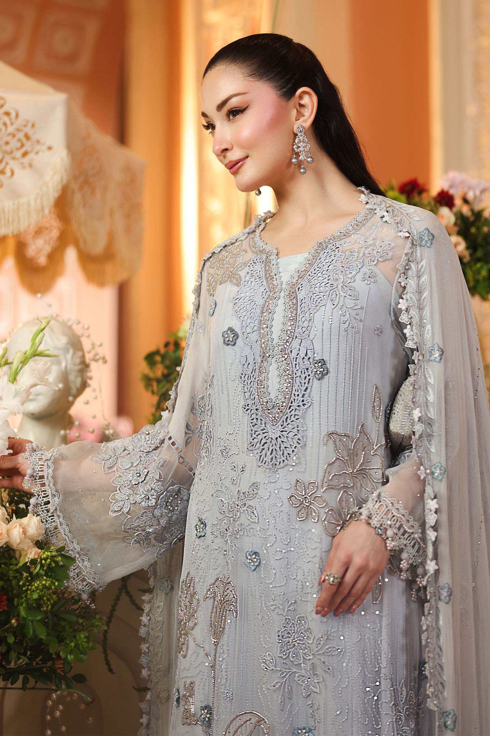 3 Piece Unstitched Embroidered Chiffon Suit (MPC-26-206)