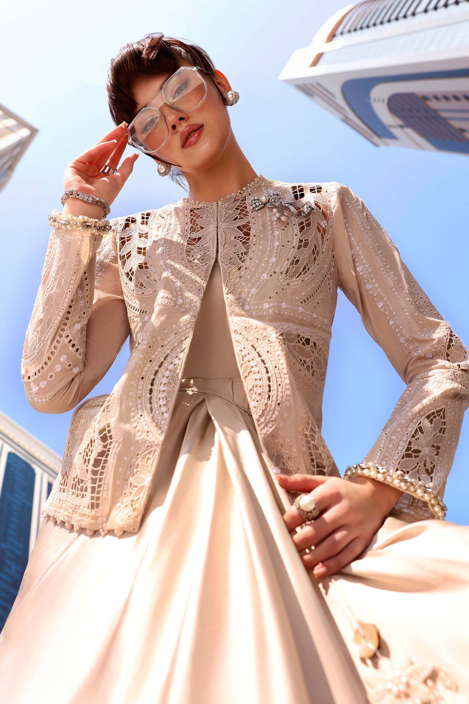 3 Piece Unstitched Embroidered Lawn Suit
