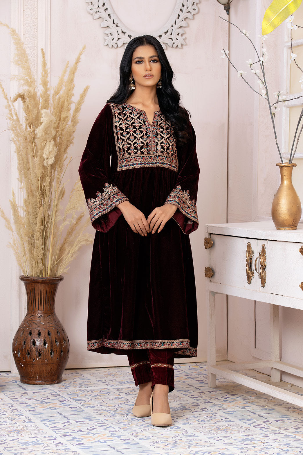 Cotton Silk Pant (As Shown)