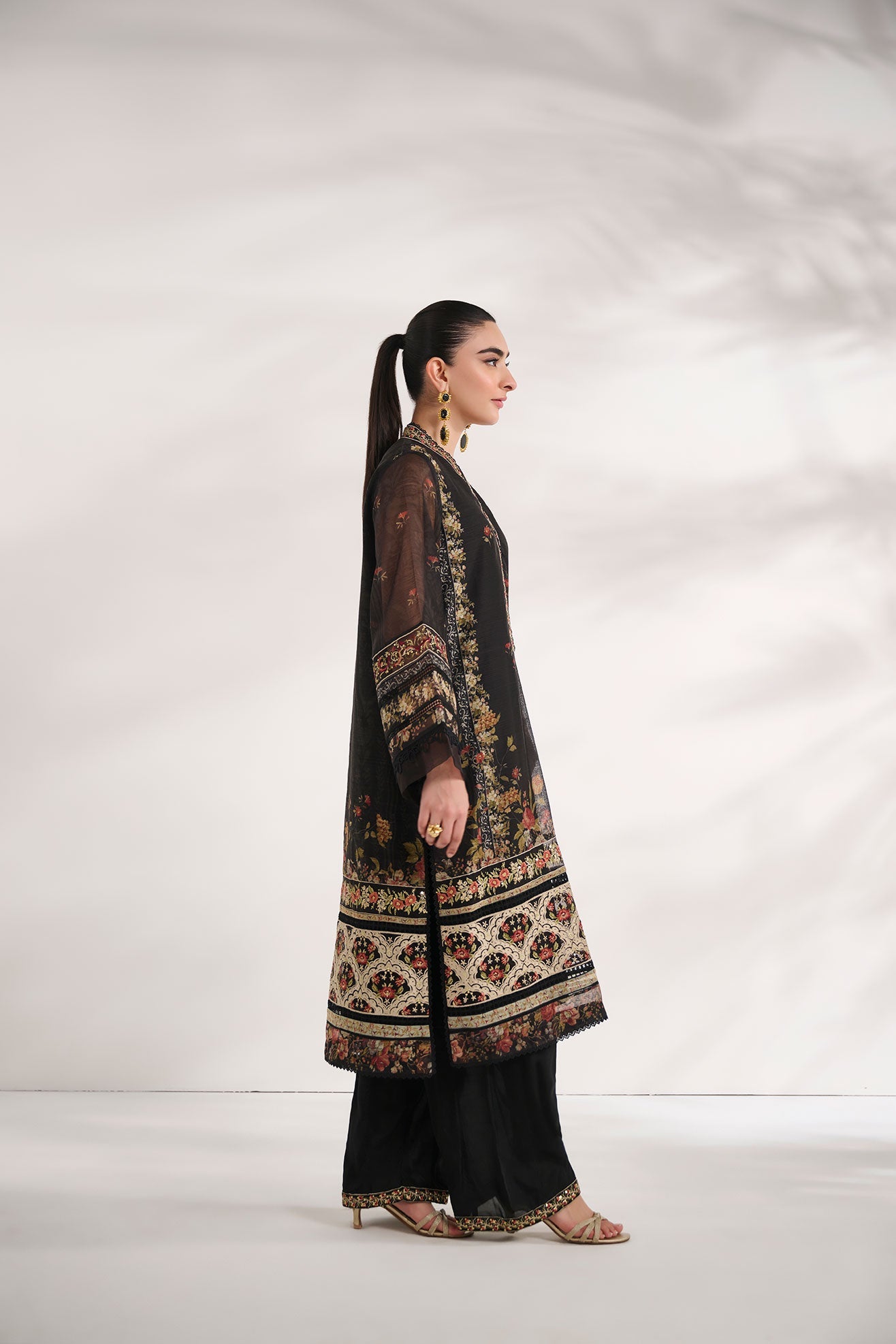 2 Piece Embroidered Dobby Lawn Suit