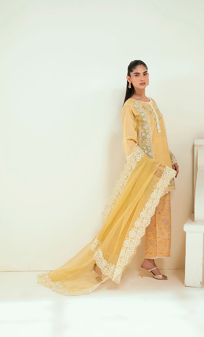 SS25DD-2741  BEIGE DUPATTA