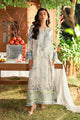 SS26DA-2913 OFF WHITE  - SILK TUNIC - 1PCS HAND EMBELLISHED  KAFTAN